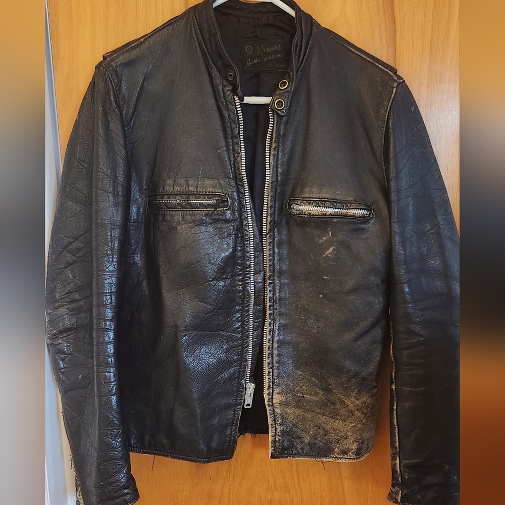 Vintage Brooks leather jacket